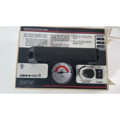 Aeros Care-E-Vac II Portable Suctiion Unit Portable Suction Unit, as-is (for parts) product photo 1