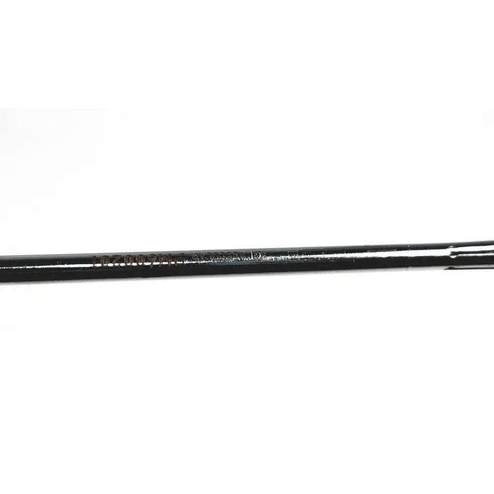 Black metal arm of aesculap dissector surgical instrument with engraved text for minimally invasive surgery use