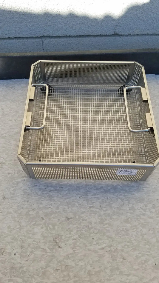 Reuse Medical Aesculap JF113R Stainless Steel Instrument Sterilization Basket Tray Sterilization Trays & Cases, second-hand product photo 1