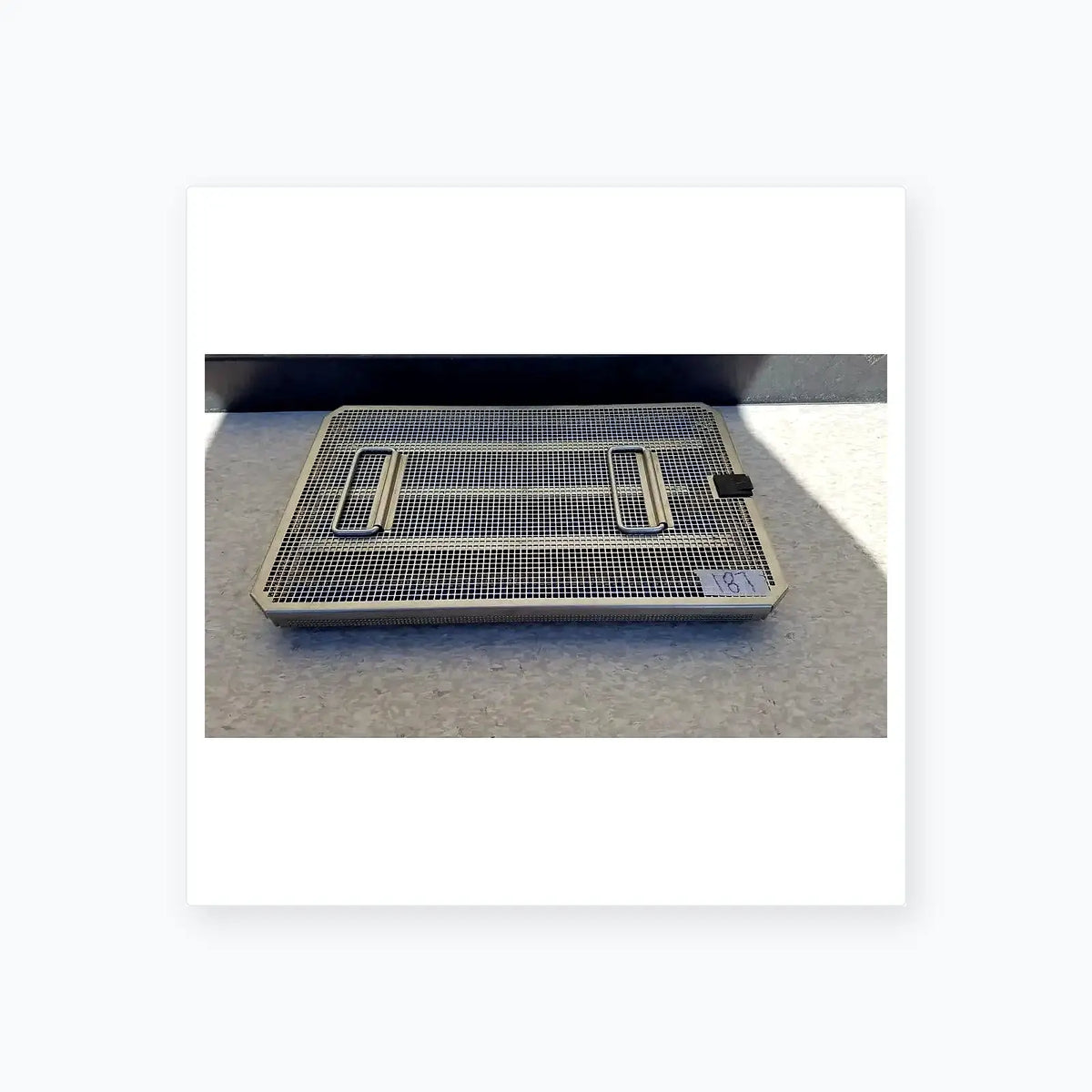 Reuse Medical Aesculap JF257R Sterilization Case Tray PN2089A Modified Sterilization Trays & Cases, second-hand product photo 1