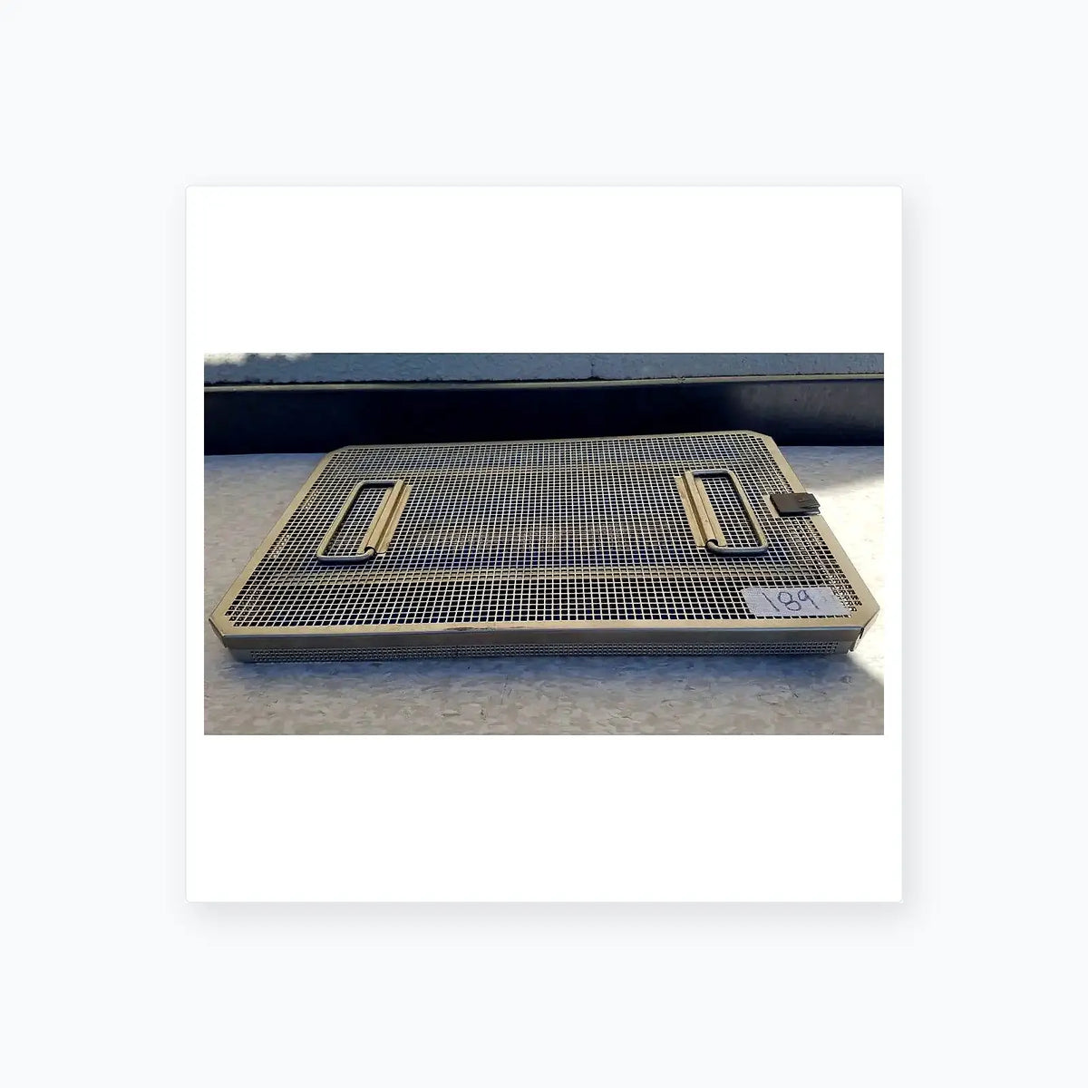 Reuse Medical Aesculap JF257R Sterilization Case Tray PN3046A Modified Sterilization Trays & Cases, second-hand product photo 1
