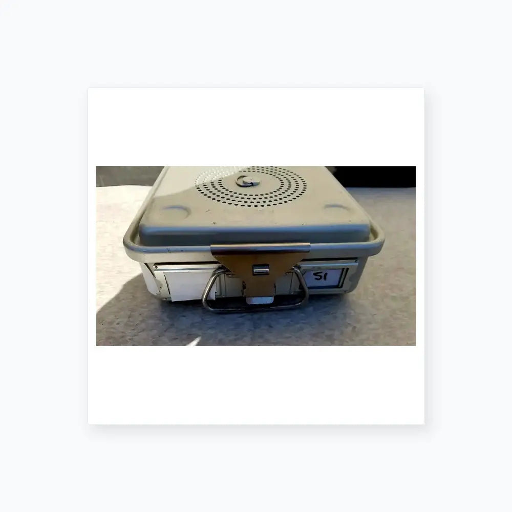Reuse Medical Aesculap JK341 Half Size Sterilization Case And Lid Sterilization Trays & Cases, second-hand product photo 1