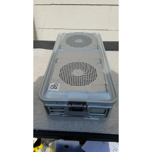 Reuse Medical Aesculap JK489 JK442 Sterilization Container Case Sterilization Trays & Cases, second-hand product photo 1