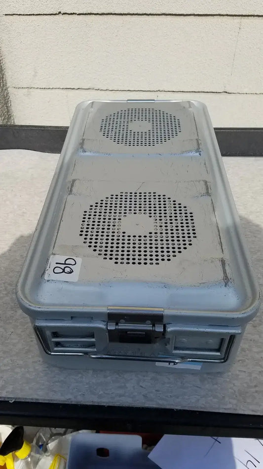 Reuse Medical Aesculap JK489 JK442 Sterilization Container Case Sterilization Trays & Cases, second-hand product photo 1