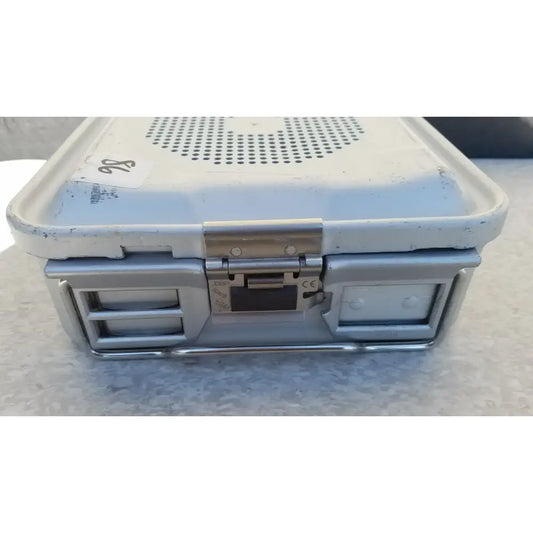 Reuse Medical Aesculap JN340 Instrument Sterilization Container Tray With Lid Sterilization Trays & Cases, second-hand product photo 1