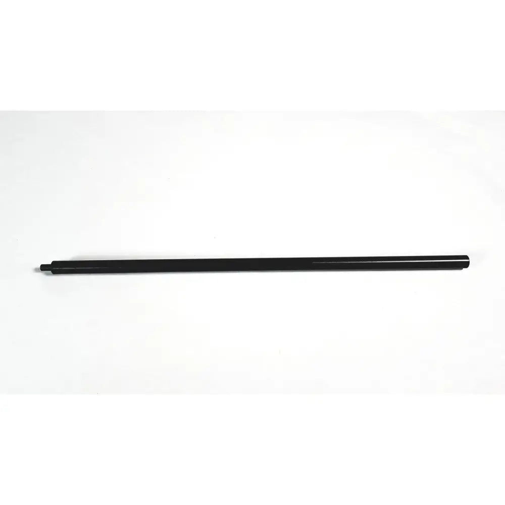 Black cylindrical aesculap laparoscopic 10mm 30cm outer shaft with inner sheath smooth matte finish and tapered ends