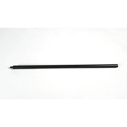 Black cylindrical aesculap laparoscopic 10mm 30cm outer shaft with inner sheath smooth matte finish and tapered ends