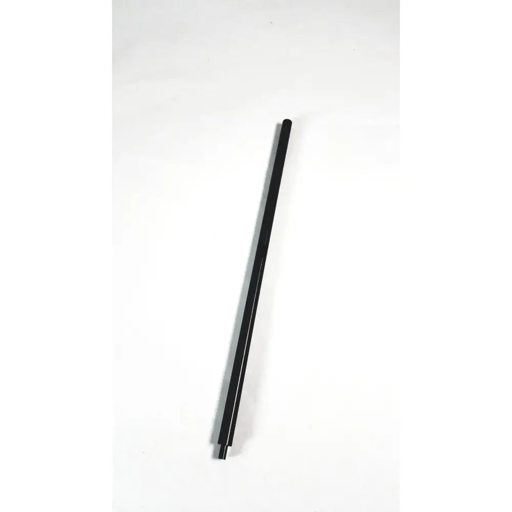 Black aesculap laparoscopic 10mm 30cm outer shaft with smooth matte finish and tapered ends for surgical use