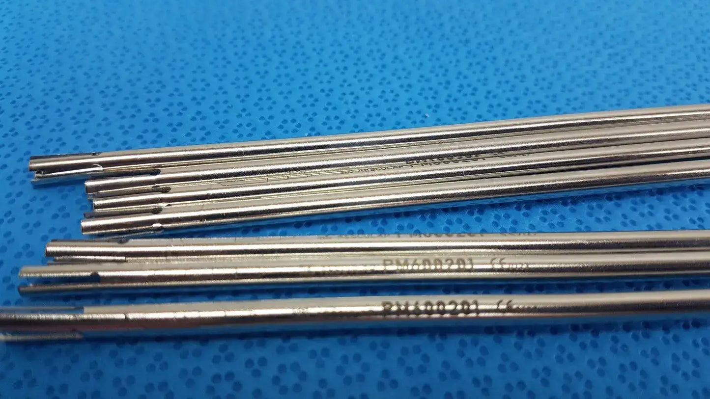 Aesculap Laparoscopic Metal Inner Tube - Model PM600201 Lot of 7 Laparoscopic Instrument Part, second-hand product photo 4