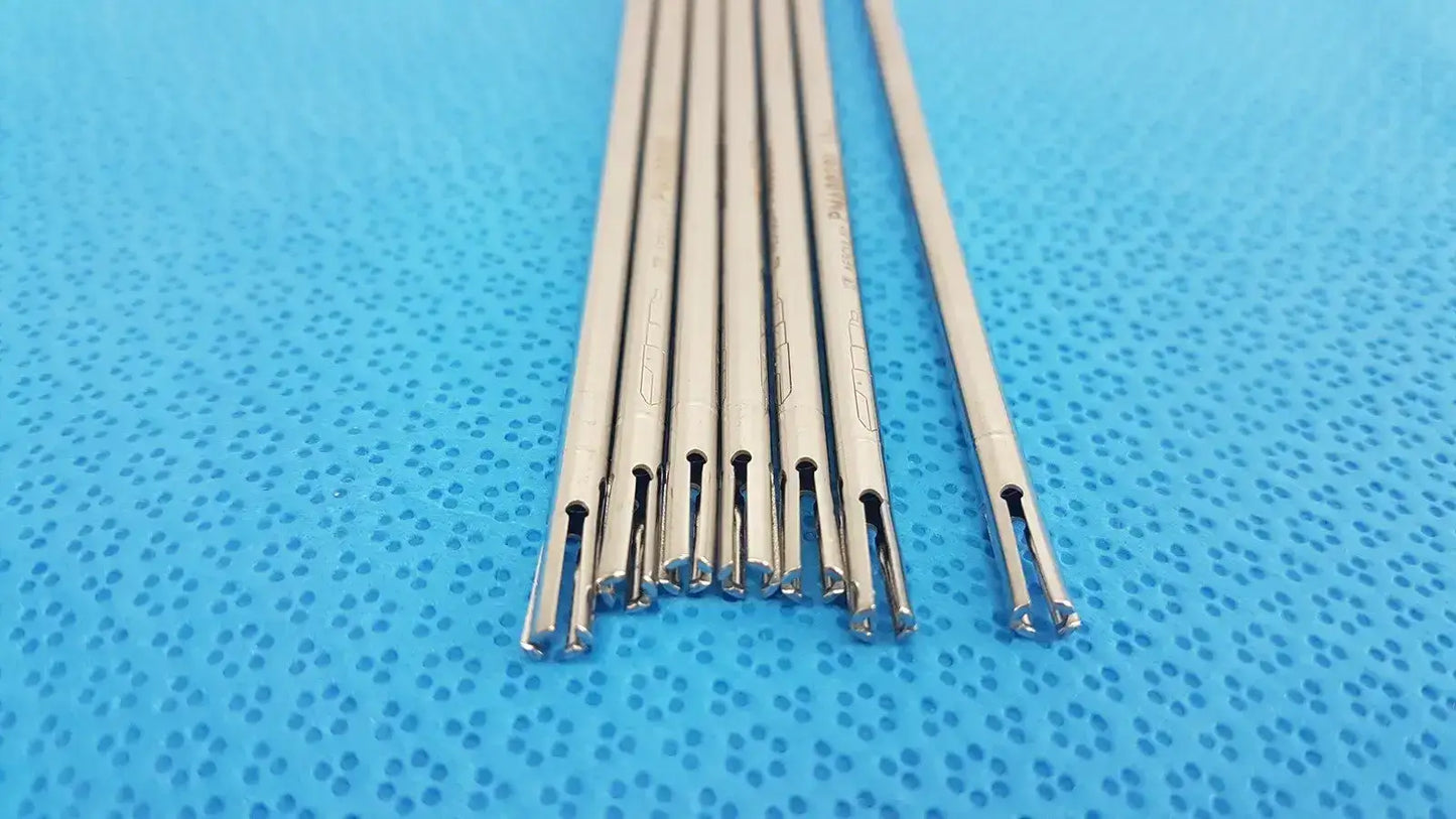 Aesculap Laparoscopic Metal Inner Tube - Model PM600201 Lot of 7 Laparoscopic Instrument Part, second-hand product photo 3