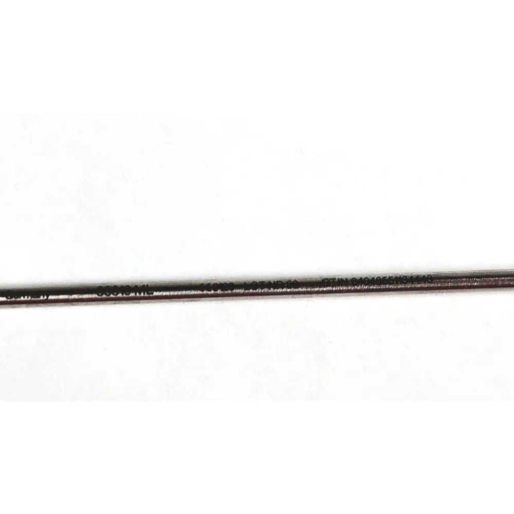Black metal aesculap maryland curved grasping forceps insert serrated surgical instrument with engraved text along length