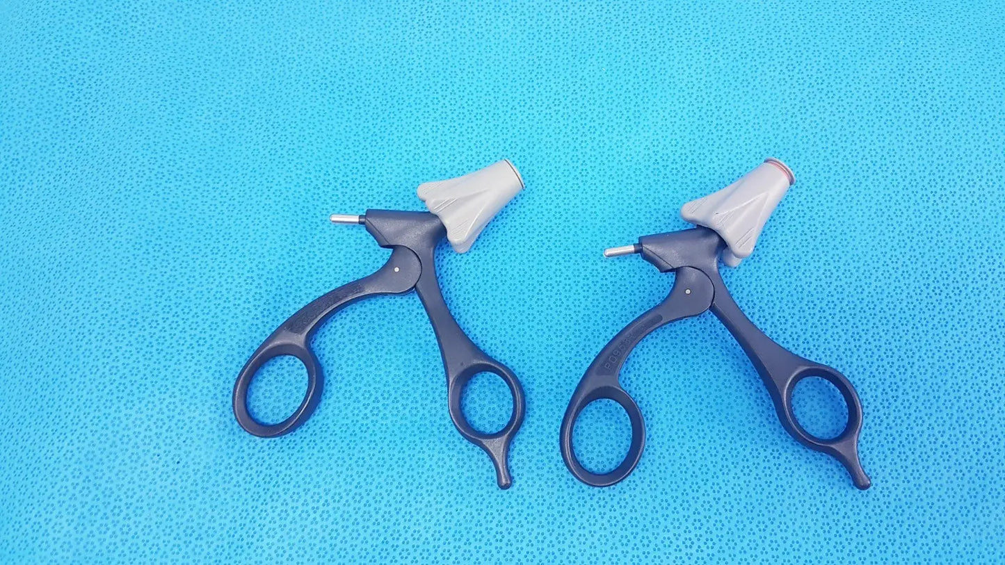 Reuse Medical Aesculap P0958R Quick Snap Non-Ratchet Laparoscopy Handle – Lot of 2 Surgical & Orthopedic Instruments, second-hand product photo 1