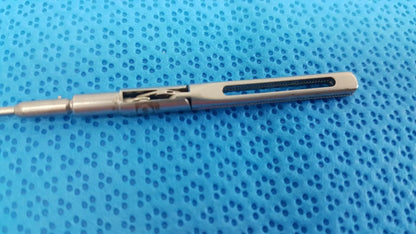 Silver aesculap pm618r laparoscopic instrument with sleek metallic finish and precise cutting edges for surgery