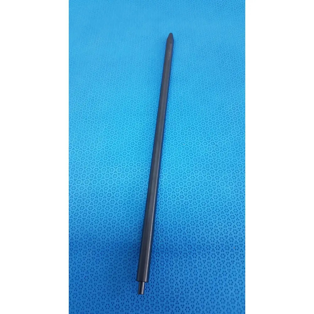 Black metal screwdriver with pointed tip and cylindrical handle for aesculap pm975r insulated outer tube converter
