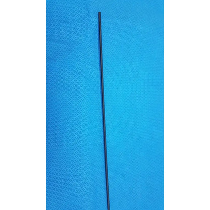 Aesculap pm981r insulated outer tube is a sleek black cylindrical rod with a smooth uniform surface for laparoscopic use