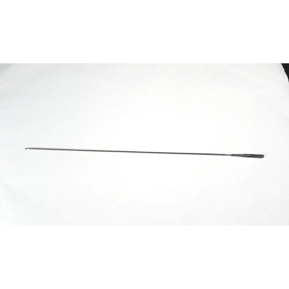 Aesculap precision dissector surgical instrument in sleek metallic finish with slender shaft and textured handle for surgery