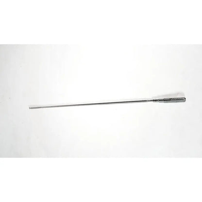 Aesculap precision dissector surgical instrument silver metal rod with textured cylindrical handle for minimally invasive surgery