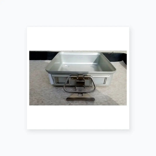 Reuse Medical Aesculap Sterilization Container #1098552 Without Lid Sterilization Trays & Cases, second-hand product photo 1