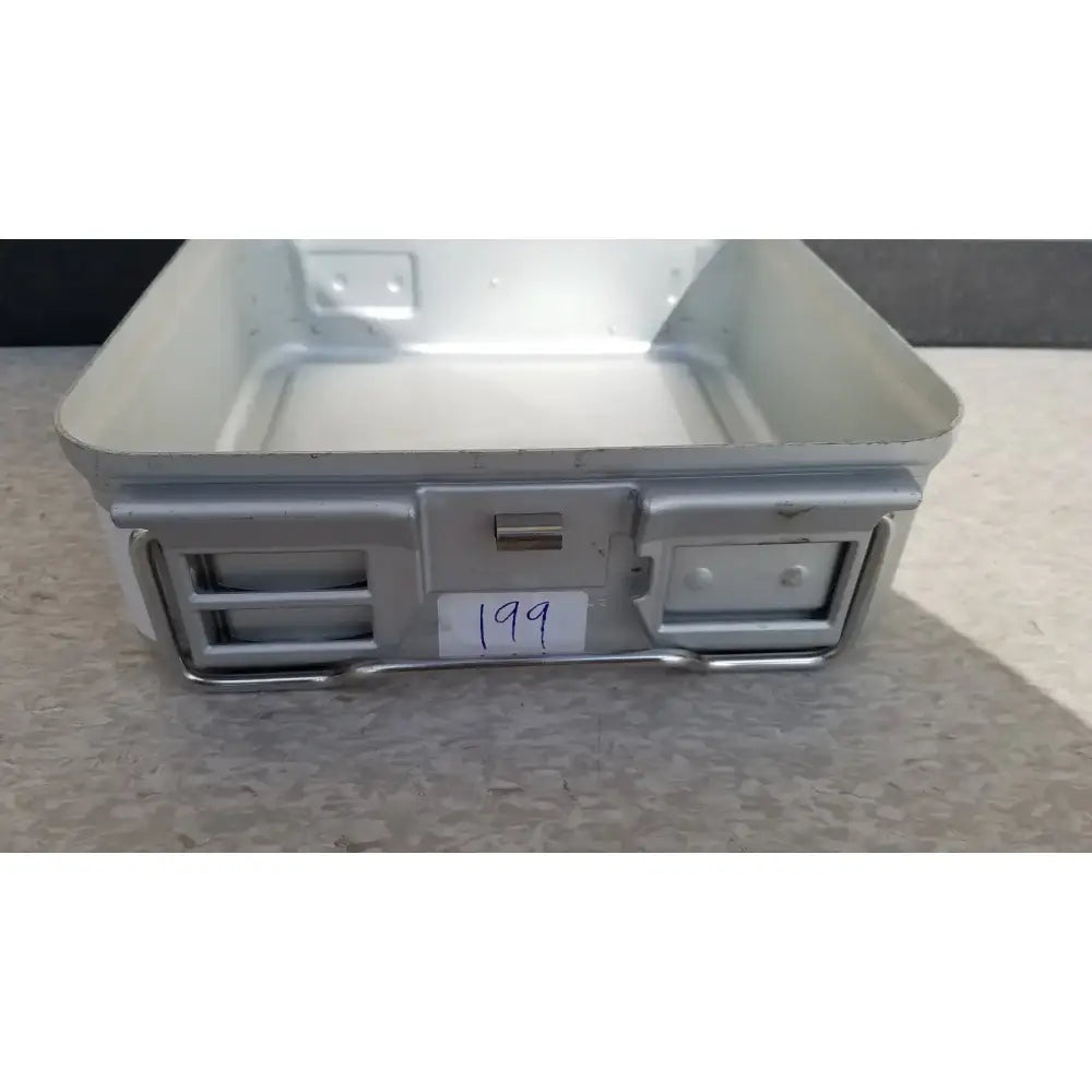 Reuse Medical Aesculap Sterilization Container Without Lid Sterilization Trays & Cases, second-hand product photo 1
