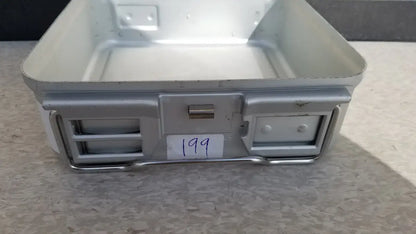 Reuse Medical Aesculap Sterilization Container Without Lid Sterilization Trays & Cases, second-hand product photo 1