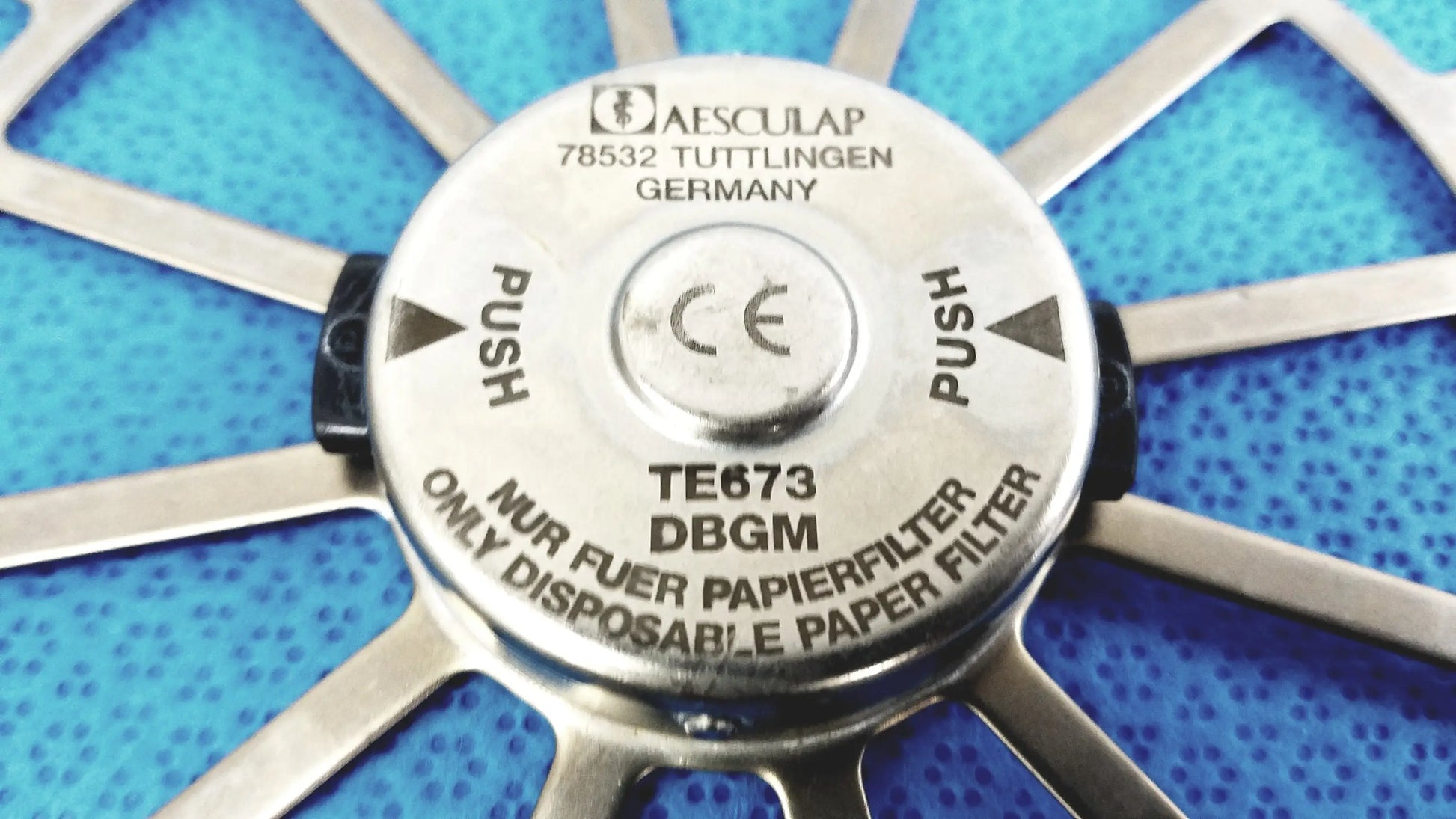 Aesculap TE673 DBGM Paper Filter Retention Plates DBGM Paper Filter Retention Plates, second-hand product photo 3