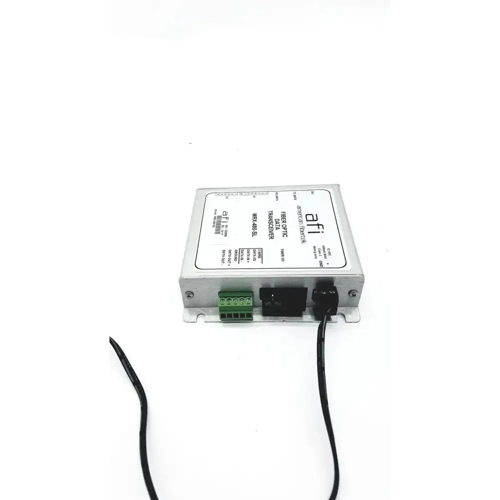 afi American Fibertek Fiber Optic Data Transceiver MRX-480-SL Fiber Optic Data Transceiver, second-hand product photo 2