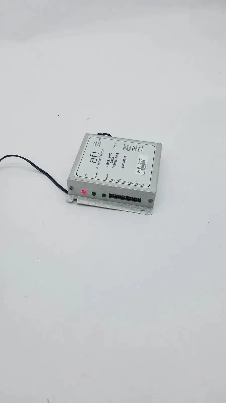 afi American Fibertek Fiber Optic Data Transceiver MRX-480-SL Fiber Optic Data Transceiver, second-hand product photo 5