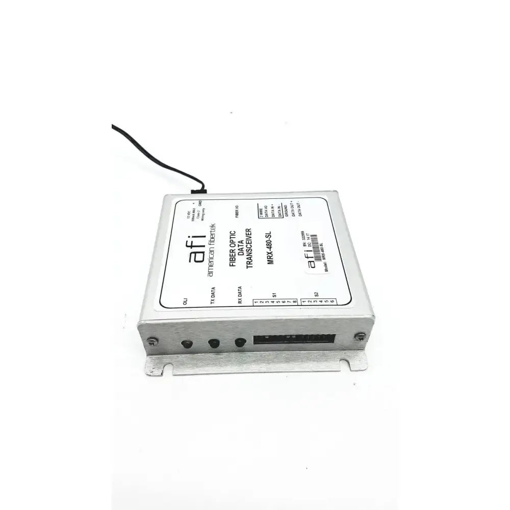 afi American Fibertek Fiber Optic Data Transceiver MRX-480-SL Fiber Optic Data Transceiver, second-hand product photo 3
