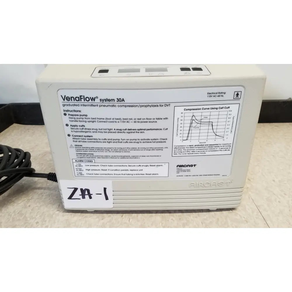 Aircast VenaFlow System 30A with Hoses Lower Extremity Compression System DVT