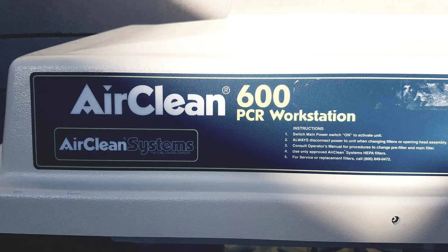 AirClean System AirClean 600 PCR Workstation PCR Workstation, as-is (for parts) product photo 2