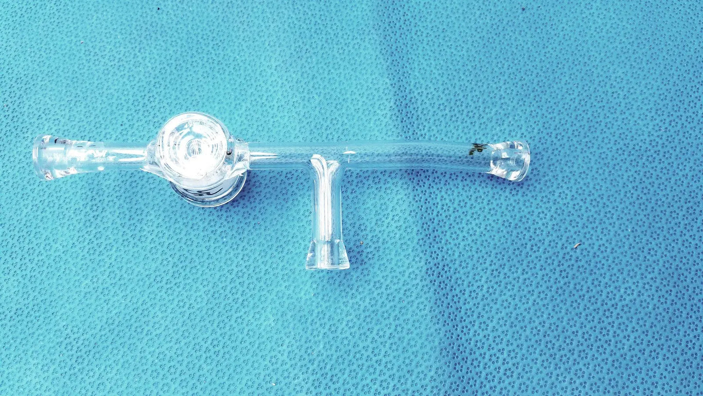 Reuse Medical Airfree Flushing Adapter | Schlenk Line Glassware Lab Inert Gas Transfer Lab Flasks, second-hand product photo 1