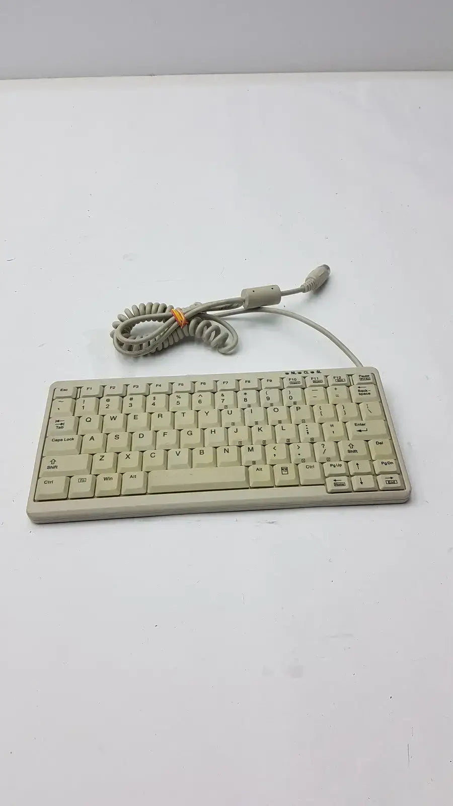 AK Active Key AK-4100-P-W/US Keyboard Model K82A Medical Unit Medical Keyboard, as-is (for parts) product photo 1