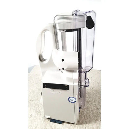 White plastic and transparent acrylic blender alariis pca model 8120 with handle for easy grip reuse medical use