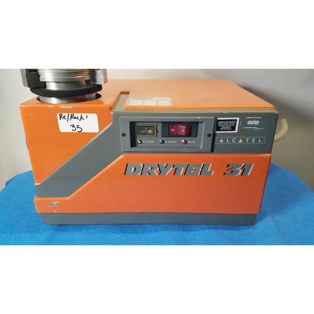 Reuse Medical Alcatel Drytel 31 Vacuum Pump Station Other Medical & Lab Equipment, as-is (for parts) product photo 1