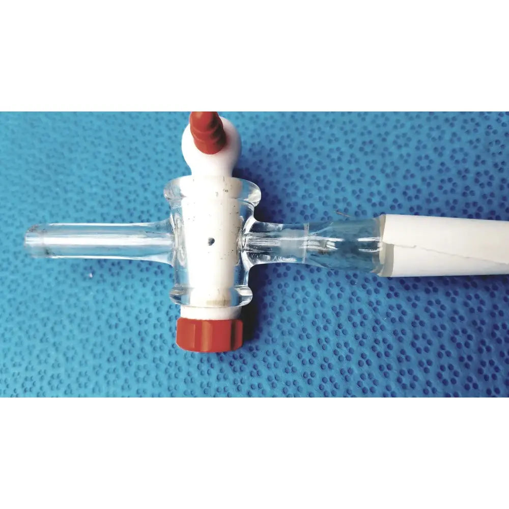 Reuse Medical Aldrich Glass 14/20 Septum Inlet Flow Control Adapter 2 mm PTFE Bore USA Other Medical & Lab Glassware, second-hand product photo 1