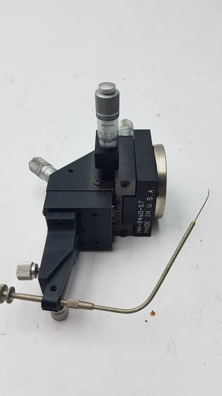 Alessi Micromanipulator Magnetic Base Mitutoyo Micrometers MH-8460-57 Micromanipulator, second-hand product photo 3