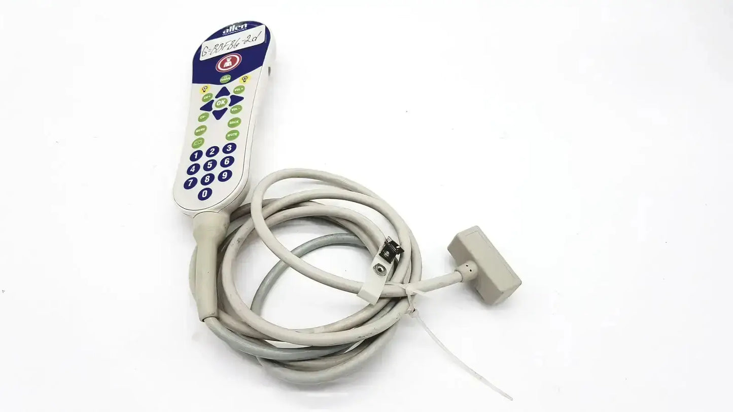 Allen Technologies Curbell Pillow Speakers Nurse Call TV Remote 416370E-0103468 Nurse Call Pillow Speaker Remote, as-is (for parts) product photo 8