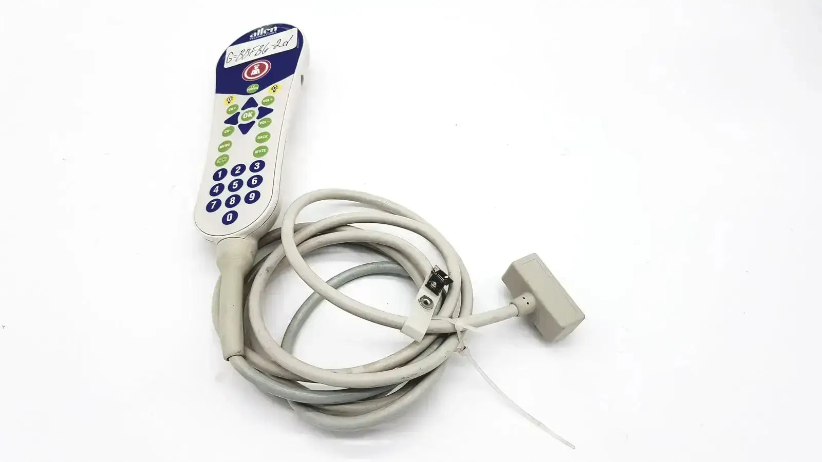 Allen Technologies Curbell Pillow Speakers Nurse Call TV Remote 416370E-0103468 Nurse Call Pillow Speaker Remote, as-is (for parts) product photo 8