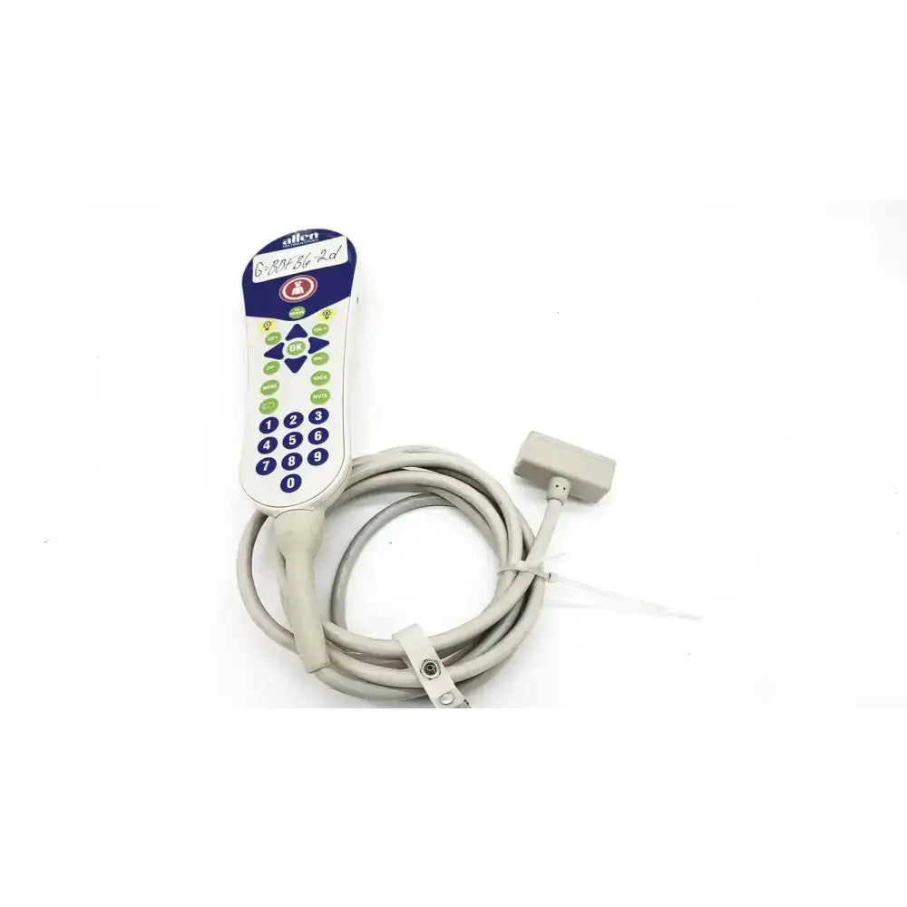 Allen Technologies Curbell Pillow Speakers Nurse Call TV Remote 416370E-0103468 Nurse Call Pillow Speaker Remote, as-is (for parts) product photo 1