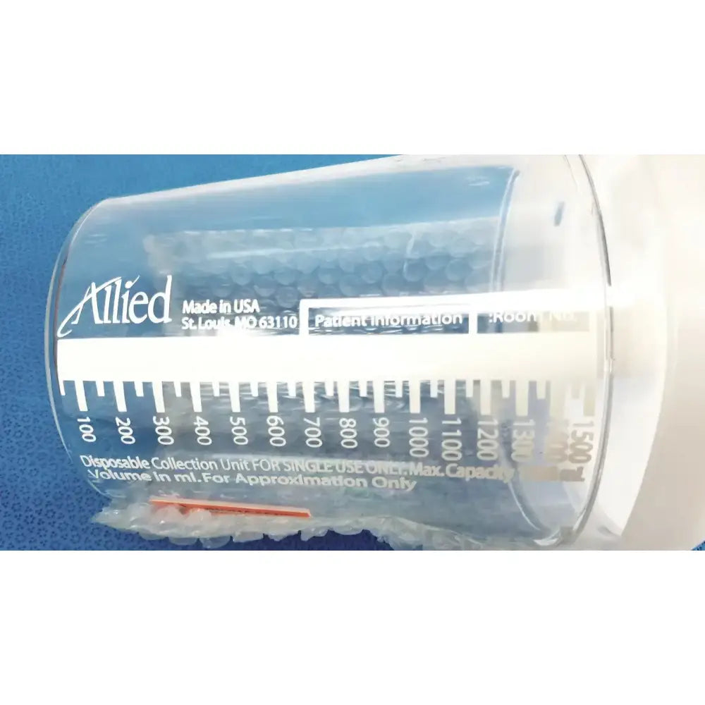 Allied Disposable Suction Canister, 1500ml, Single Use Collection Unit Disposable Suction Canister, second-hand product photo 4