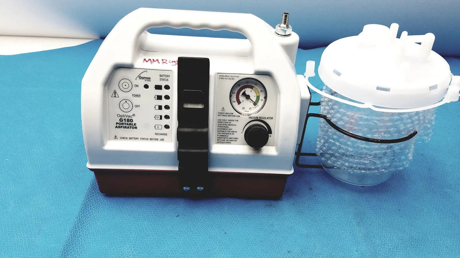 Reuse Medical Allied Gomco OptiVac G180 Portable Aspirator Other Medical & Lab Equipment, second-hand product photo 1