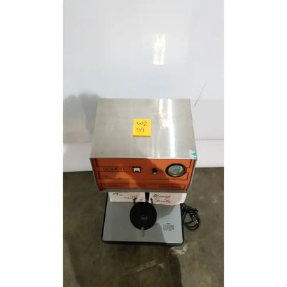 Allied healthcare gomco 3040 aspirator orange stainless steel food packaging machine with circular gauge front panel