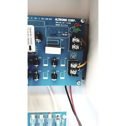 Blue altronix corp altronix smp5ctx high current power supply charger 12vdc 24vdc for secure power management