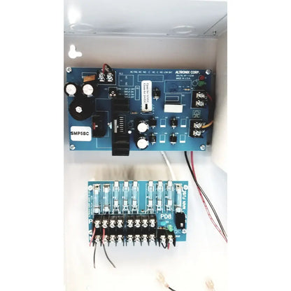 Blue altronix smp5ctx high current power supply charger 12VDC 24VDC for reliable security system use