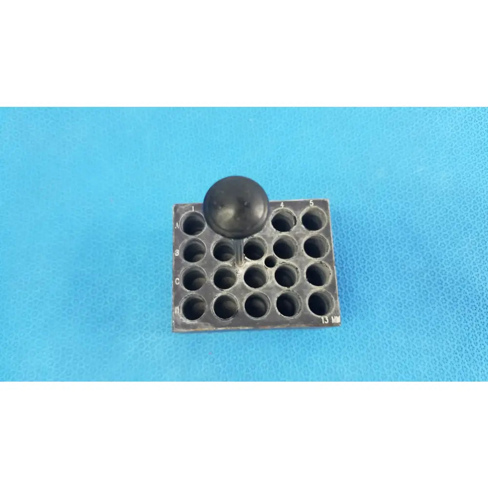 Reuse Medical Equipment Aluminum 20-Place Dry Bath Heating Block for 13mm Test Tubes Dry Bath Heating Block, second-hand product photo 4