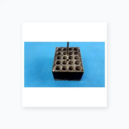 Reuse Medical Equipment Aluminum 20-Place Dry Bath Heating Block for 13mm Test Tubes Dry Bath Heating Block, second-hand product photo 6