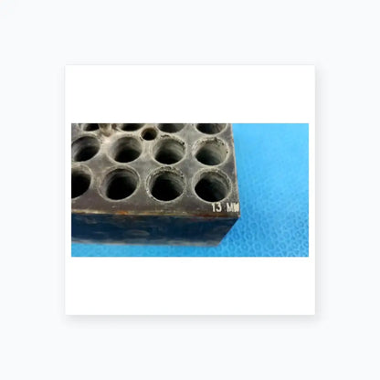 Reuse Medical Equipment Aluminum 20-Place Dry Bath Heating Block for 13mm Test Tubes Dry Bath Heating Block, second-hand product photo 5