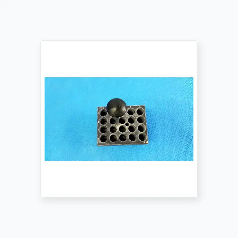 Reuse Medical Equipment Aluminum 20-Place Dry Bath Heating Block for 13mm Test Tubes Dry Bath Heating Block, second-hand product photo 4
