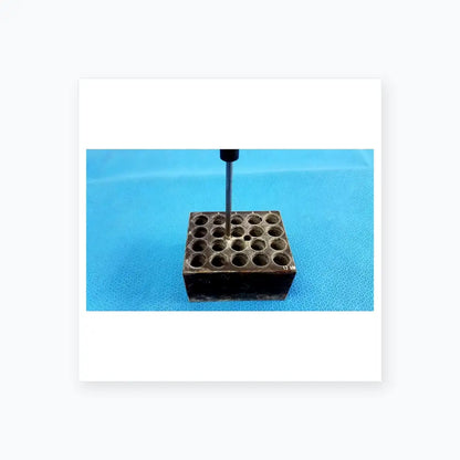 Reuse Medical Equipment Aluminum 20-Place Dry Bath Heating Block for 13mm Test Tubes Dry Bath Heating Block, second-hand product photo 3