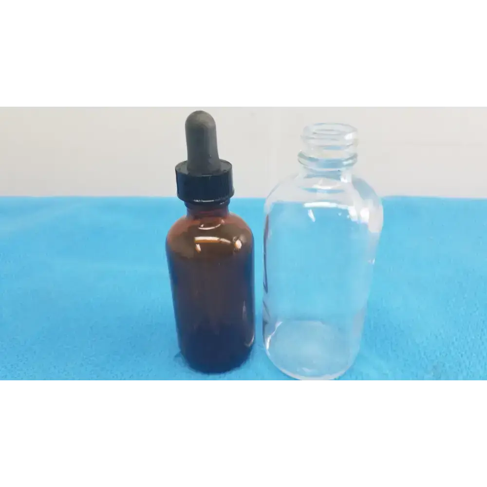 Generic Amber Glass Bottle and Clear Bottle with 3 Dropper Laboratory Dropper Bottles, second-hand product photo 5